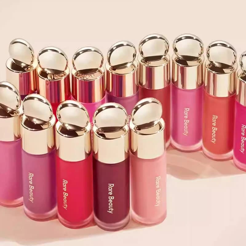 Rare Beauty Soft Pinch Blush Liquido a Lunga Durata, Setoso e Scorrevole, per un Trucco Voluminoso e Luminoso