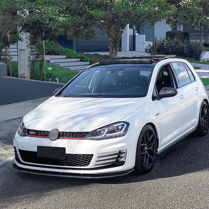 Front Bumper Lip Spoiler Splitter Diffuser Protector Cover For VW Volkswagen Golf 7 GTI GTD R Rline 2013-2016 Body Kits Tuning