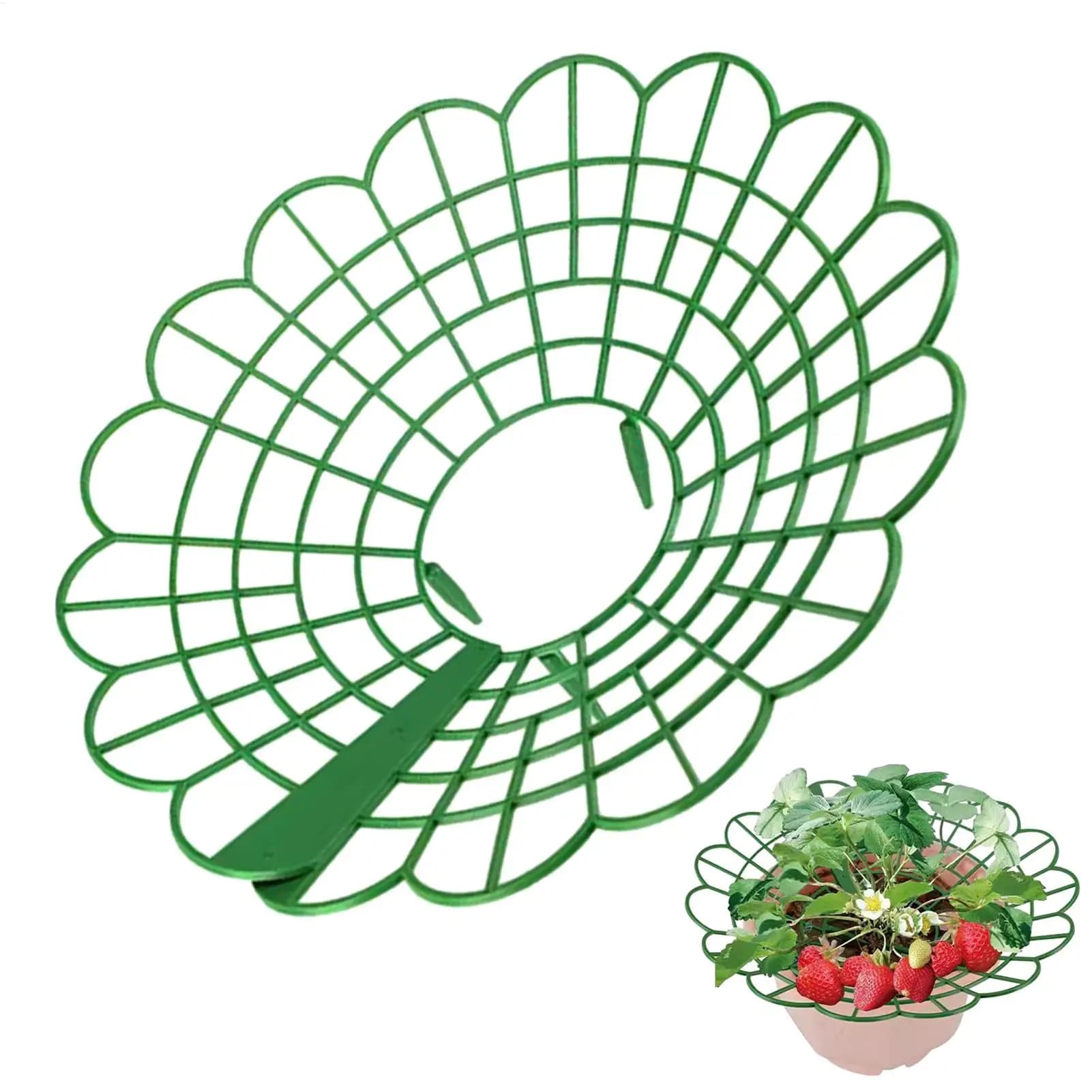 Strawberry Stand Potted Plant Stand Holder Boost Ventilation Strawberry Growing Frame for Balcony Outdoor Yard Patio Orchard
