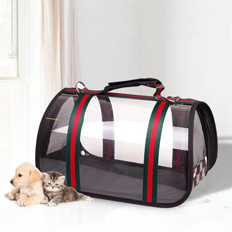 Pet outdoor Carrying Bag Puppy Carrier Backpack Foldable Breathable Travel Cat Carry Bags Fashion Handbags for Dogs Cats