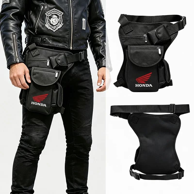 Motorcycle Leg Tank Bag Waterproof Waist Pack Crossbody Rider Biker Drop Thigh Motocross Moto Gear for Honda motorcycle stickers