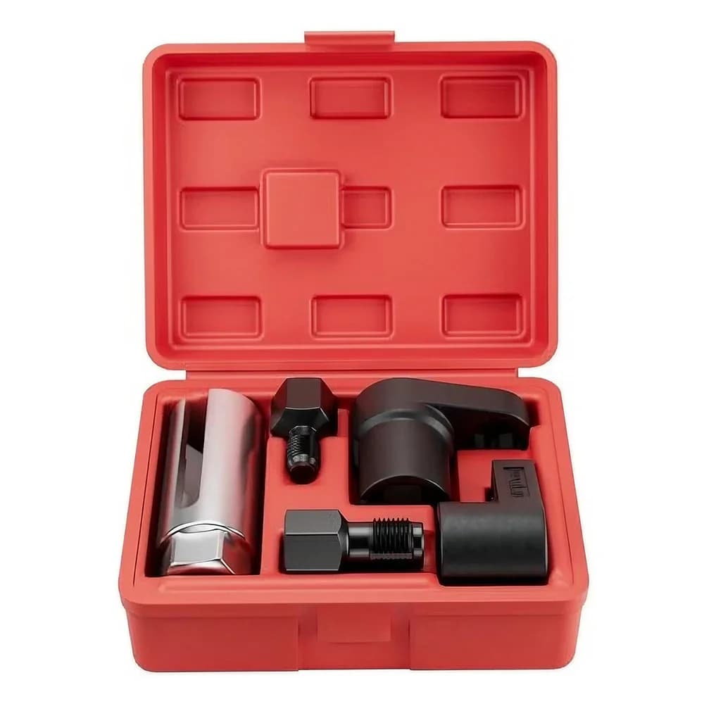5 Piece Oxygen Sensor Key Kit for Automotive O2 Intake Removal Install Vacuum Sensor Inlet Threading Tool