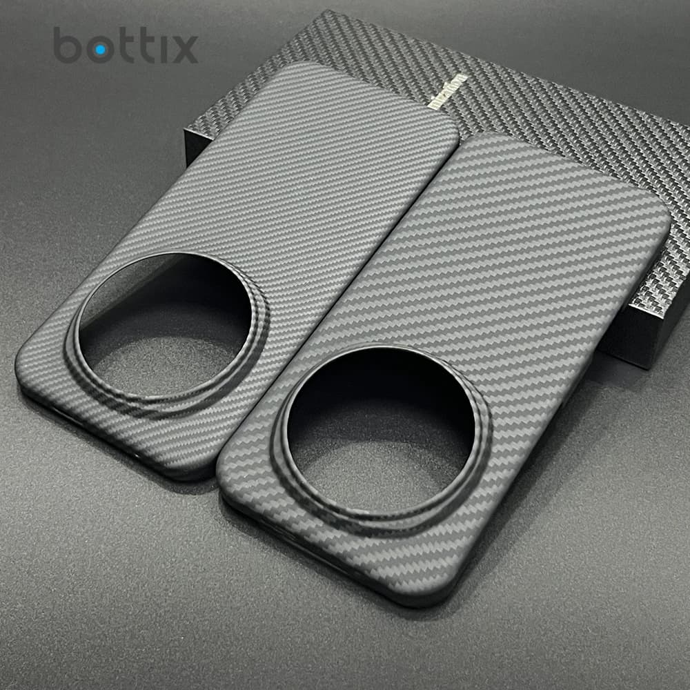 bottix Carbon Fiber Case for Honor Magic8 Pro Cover Magic8 Light Weight Anti-Scratch Aramid Ultra Thin Back Skin Funda Shell