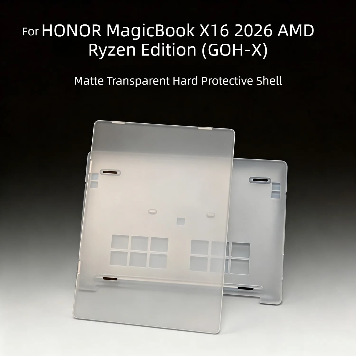 Custodia Protettiva Trasparente Satinata per Laptop HONOR MagicBook X16 2026 AMD GOH-X 16" Anti-Graffio Antiurto Rigida