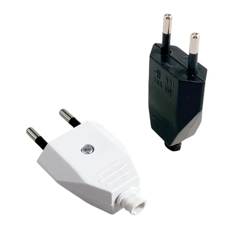 Adattatore spina UE 2.5A/16A Prese di ricambio maschio Riscudibile Schuko Electeical Presa Euro Connettore per cavo di prolunga di alimentazione
