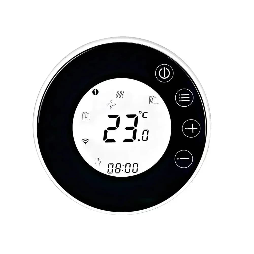 Termostato Intelligente Tuya con Controllo Remoto del Riscaldamento e Blocco di Sicurezza per Bambini Compatibile con Sistemi Domotici