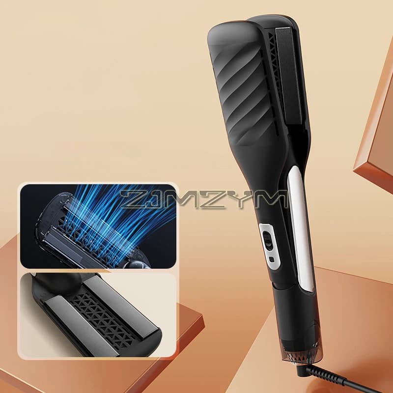 Hair plate Iron curler flat, plate and curler, dryer 3 in 1 - Iron smoothing twist combined, 6 times