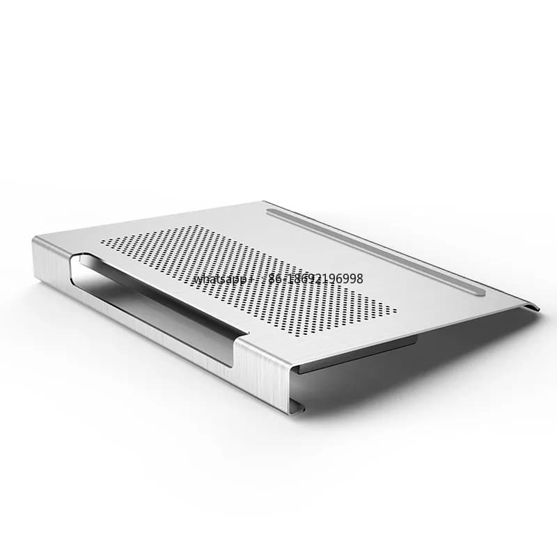 Base di Raffreddamento per Laptop da Gaming, Supporto per Computer Portatile da 17 Pollici in Lega di Alluminio con Ventola di Raffreddamento da Scrivania