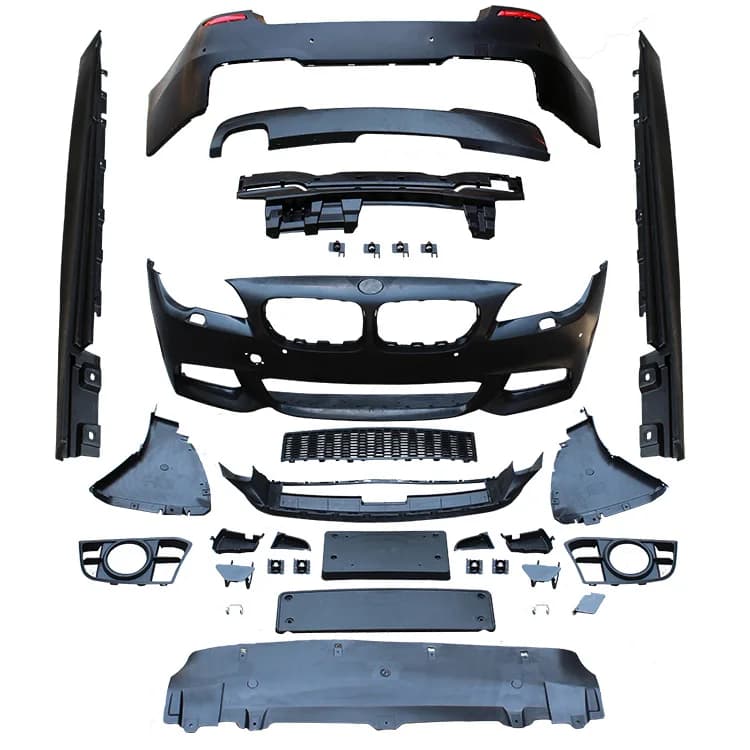 Kit Carrozzeria Stile MT Dream Garage per BMW Serie 5 F10 F18 520i 525i 528i 535i, Paraurti Anteriori e Posteriori, Minigonne Laterali, Kit Carrozzeria M Sport