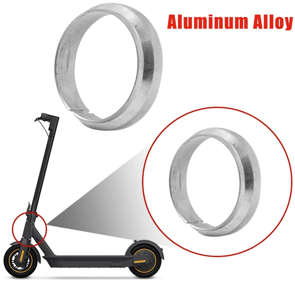 Anello sterzo in lega di alluminio forcella anteriore tubo cuscinetto ciotola per Ninebot MAX G30 Scooter elettrico parte superiore/inferiore di riparazione rotante