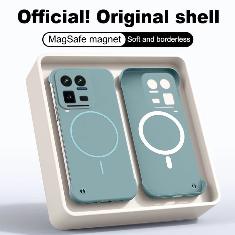 Custodia magnetica wireless di lusso per IQOO 15 Ultra, cover per cellulare delicata sulla pelle, supporto magnetico per auto, paraurti antiurto