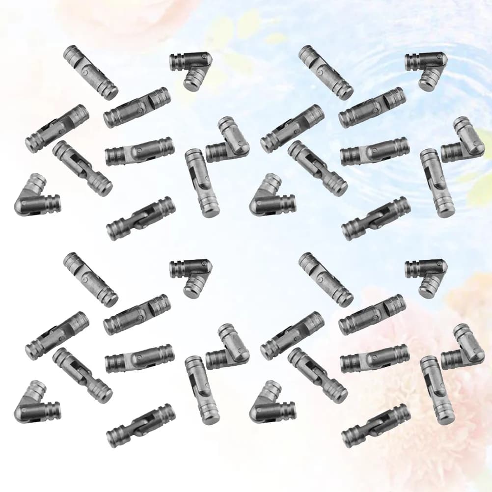 50 pezzi di cerniere a molla autochiudenti 5X25 mm in acciaio inossidabile per scatole di gioielli, cerniere cilindriche resistenti per scatole