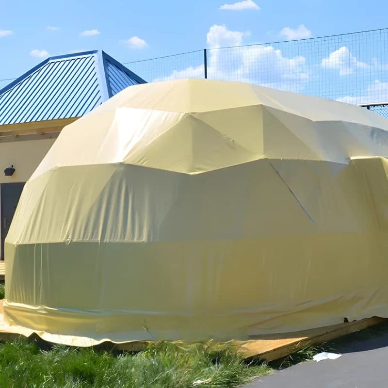 Tenda ovale sferica per hotel di lusso, campeggio selvaggio all'aperto, resort panoramico, alloggio in famiglia