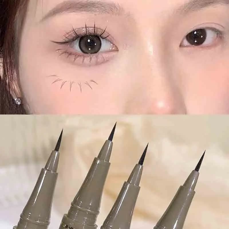 Thin eyeliner is waterproof, sweat-resistant, durable and unwrong. Newbie Brown Eyeliner Liquid Pen