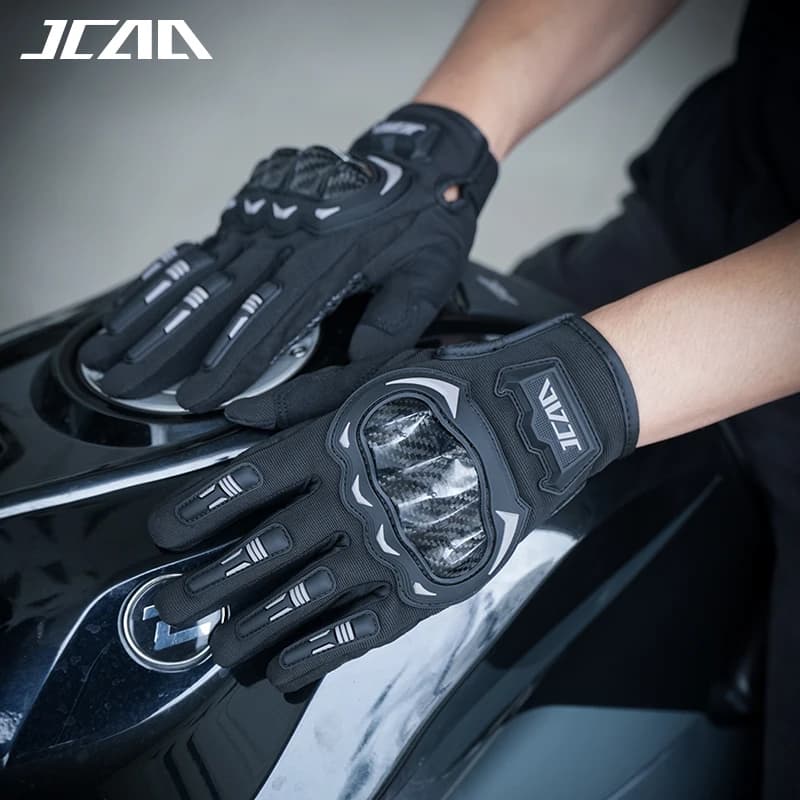 Summer Breathable Drop-resistant Riding Motocross Gloves Full Finger Touchscreen Gloves Men/Women Anti-Slip Motorcycle Gloves