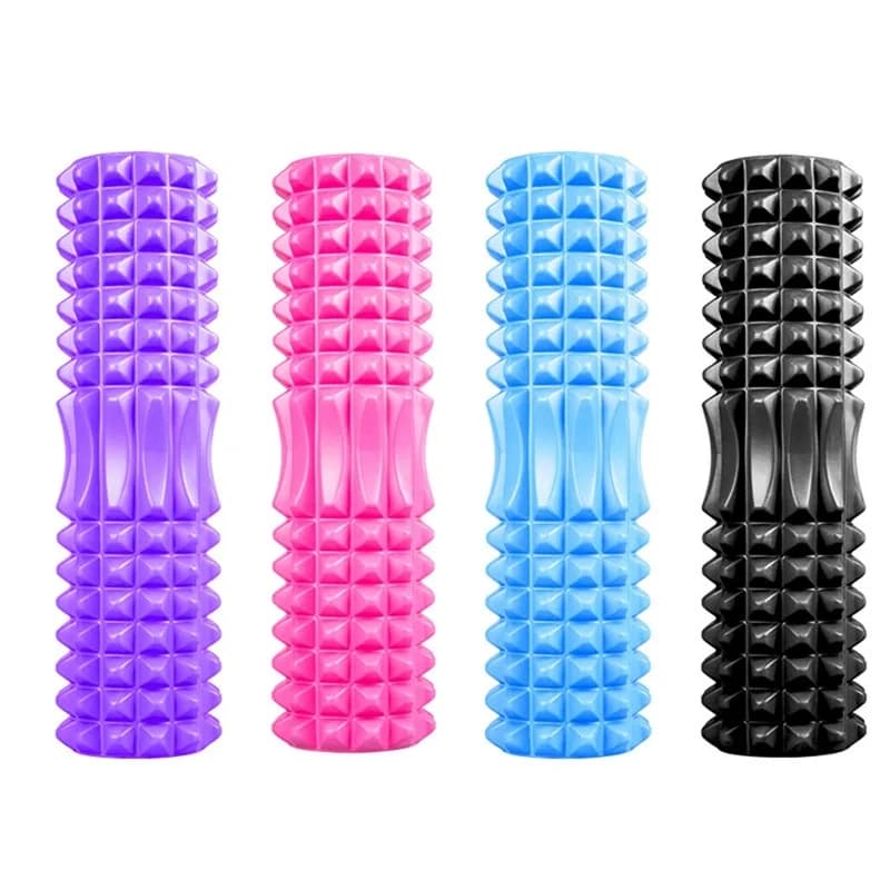Yoga Foam Roller Kit Massage Stick Spiky Massage Ball Set Muscle Relax Tool for Back Waist Arm Leg Foot Fitness Pilates Training