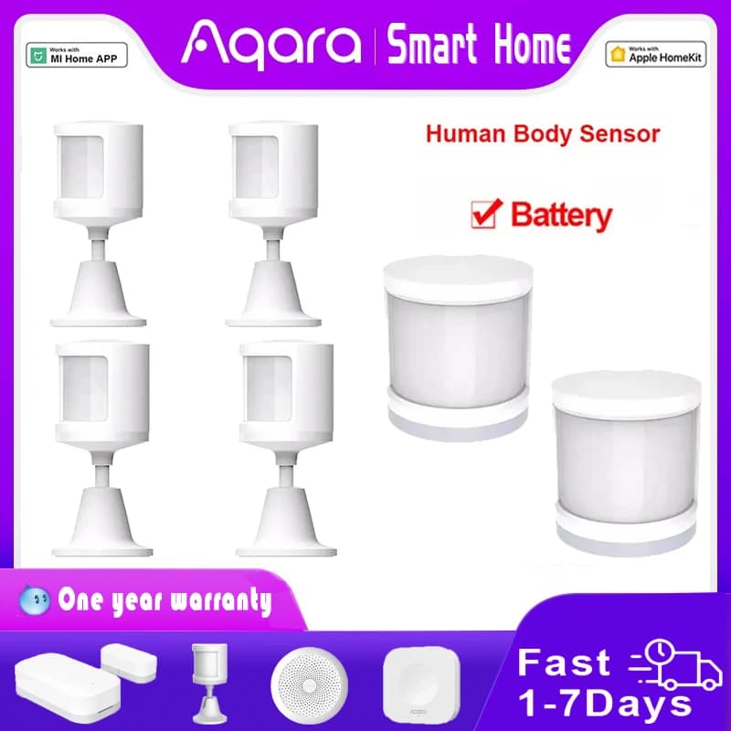 Aqara Motion Sensor Intelligent Body Motion Sensor Original ZigBee Connection Smart Home Work with APP Xiaomi Mi homekit