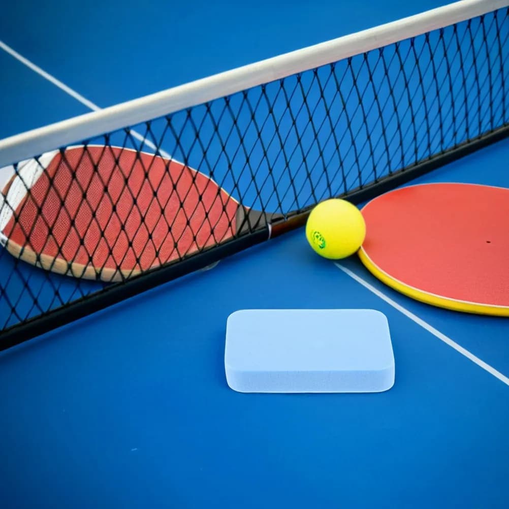 2 Pezzi Spugna Professionale per la Pulizia delle Racchette da Ping Pong, Gomma per la Cura delle Racchette, Pulitore Portatile per Attrezzatura da Ping Pong