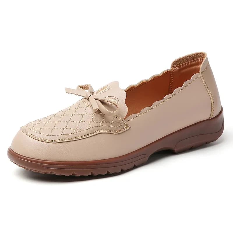 Nuovi mocassini da donna in vera pelle al 100%, scarpe basse leggere alla moda, casual e traspiranti, scarpe per mamme e donne