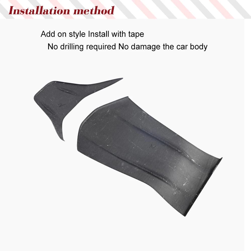Seat Back Cover Trims for Benz A CLA Class W176 A45 CLA45 GLA45 2014-2021 Prepreg Dry Carbon Car Interior Seat Moulding Body Kit