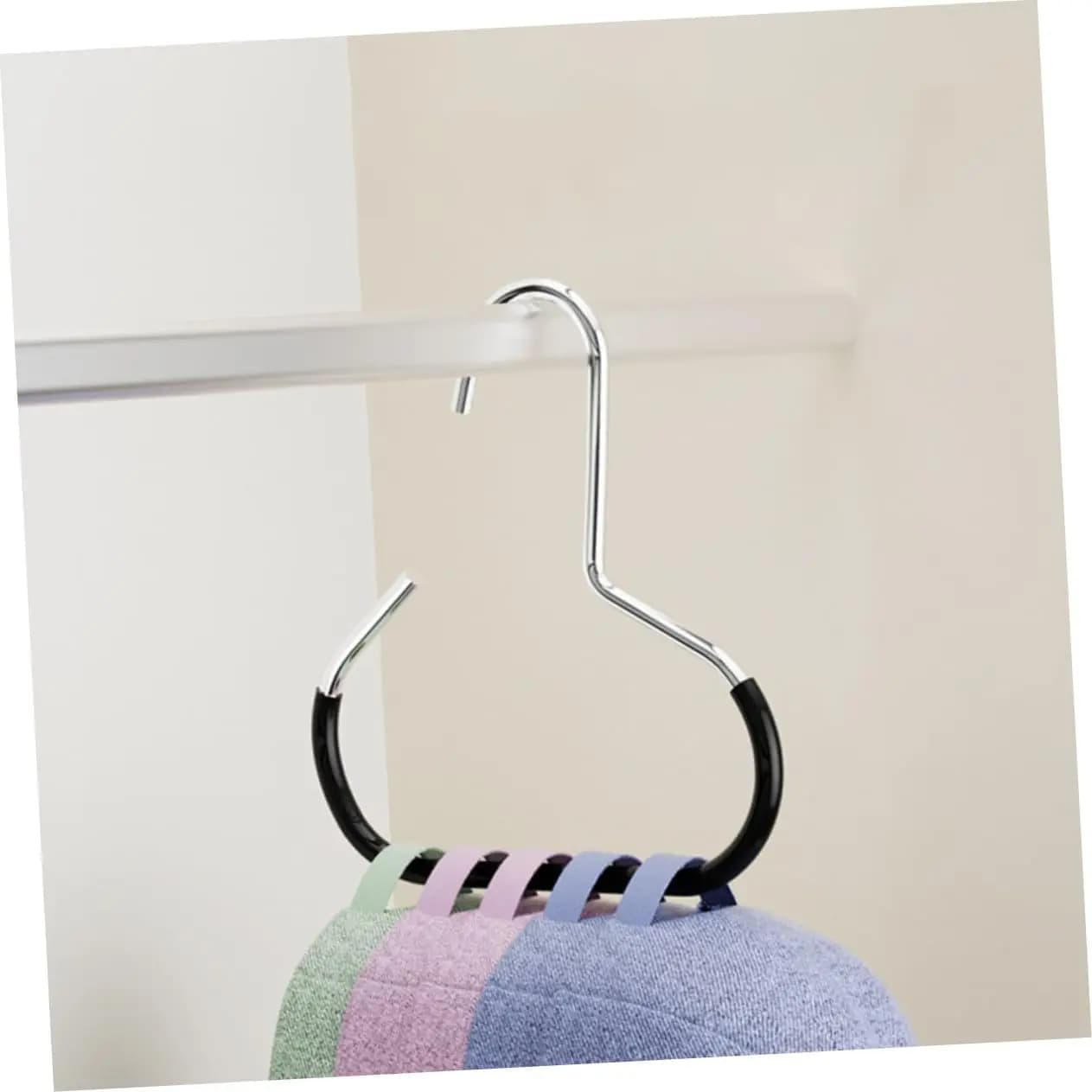 Confezione da 2 ganci per cappelli tipo S, ganci salvaspazio per cappellini da baseball, cravatte, cinture e sciarpe