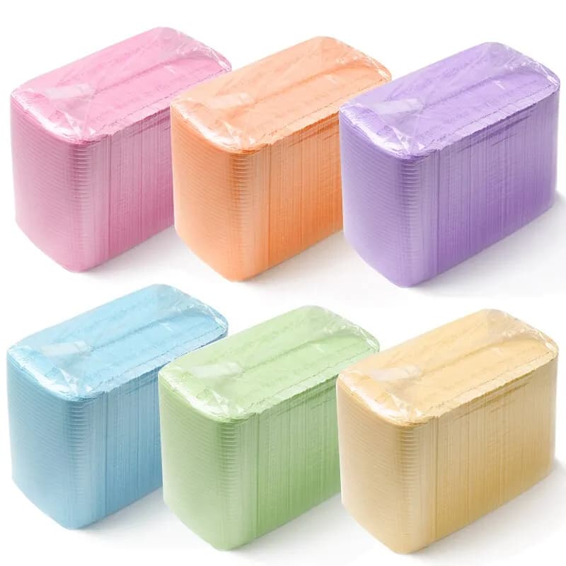 50pcs New Nail Art Table Mat Disposable Clean Pads Beauty For Nails Care Polish Waterproof Tablecloths Manicure Tool Lint Paper