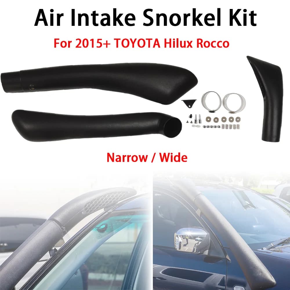 Per Toyota Hilux Rocco 2015+ 4x4 Snorkel Kit Sistema di Aspirazione Aria con Filtro Ciclone Bullone Diretto Sul Fuoristrada Aggiornamento Rocco Style