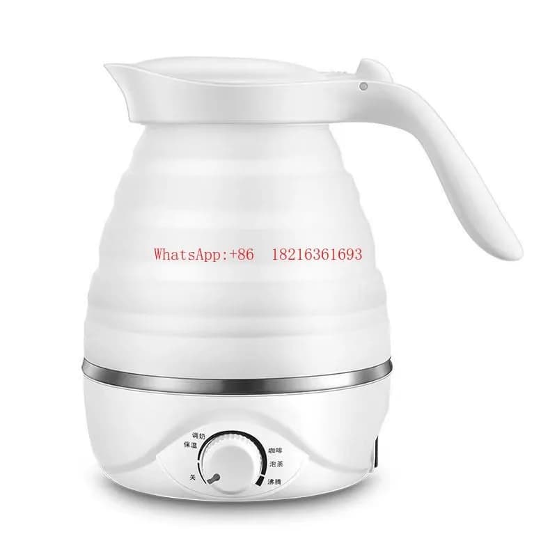 Portable folding electric kettle, mini small kettle for overseas travel, US standard Japanese standard universal kettle