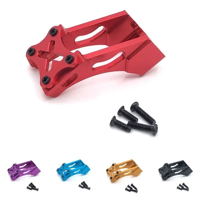 Wltoys 144001 144010 124007 124017 124019 184016 Staffa di fissaggio per alettone posteriore in metallo, ricambi e accessori per auto RC