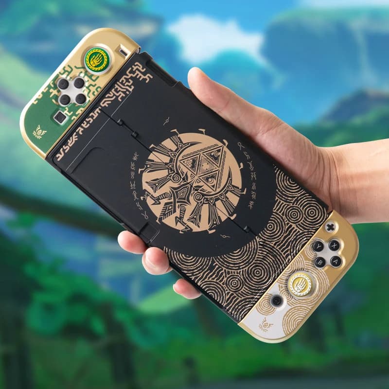 Per Nintendo Switch Custodia protettiva Oled Guscio rigido Split Copertura completa Parte posteriore del PC per accessori console Nintendo Switch