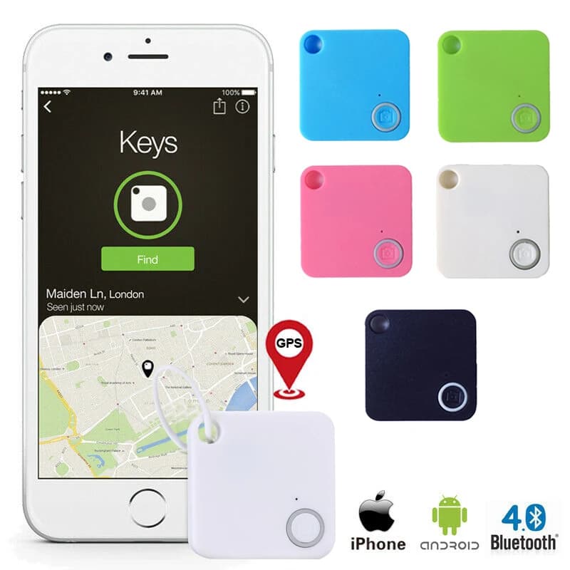 Nuovo Tile Mate GPS Localizzatore compatibile Bluetooth Localizzatore di chiavi Dispositivo di localizzazione anti-smarrimento Localizzatore GPS per auto Collare per cani Tracker