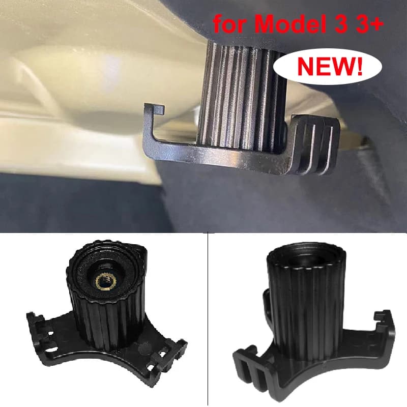 Per Tesla Modello 3 Nuovo Modello 3 + Highland 2024 Gancio per bagagliaio Borsa della spesa Gancio Ciondolo per auto Organizzatore di bagagli Accessori interni