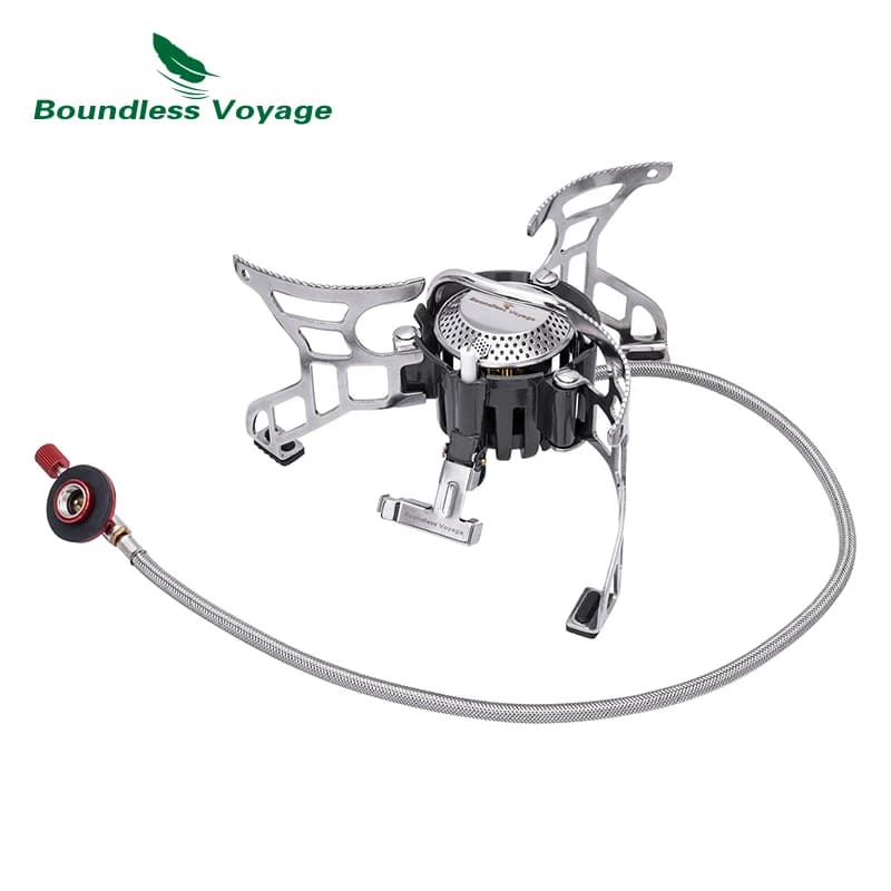 Sconfinato Voyage Ad Alta Potenza Fornello A Gas per Esterni Pieghevole Kit di Campeggio di Cottura Fornello Cibo Portatile Leggero di Camp Stufa di BV1007