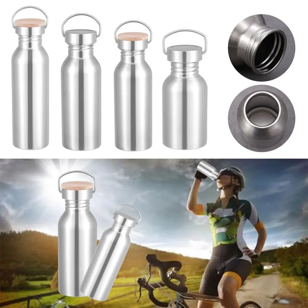 Stainless Steel Bottle Insulated Single Wall, Anti Drop, For Bicycle