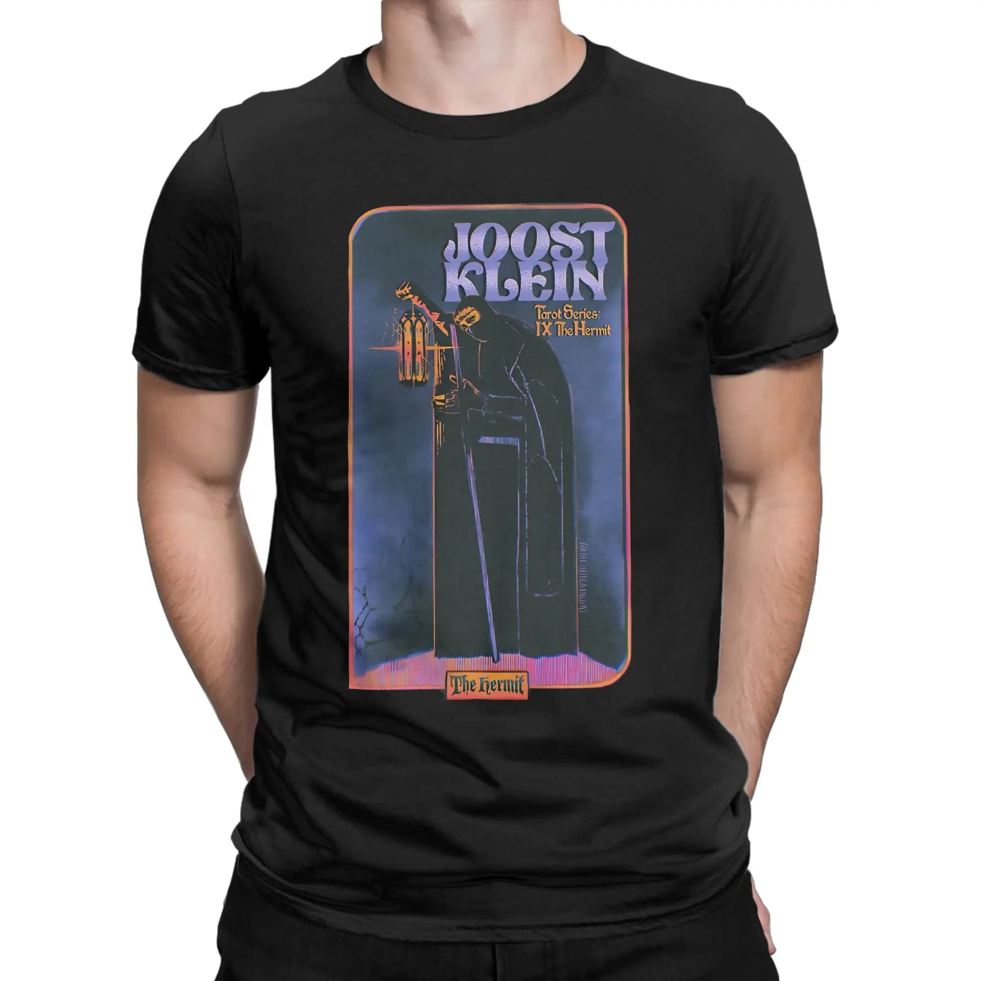 T-shirt divertente in cotone 100% con copertina del libro dei tarocchi, jJoost Kleinn, magliette per uomo