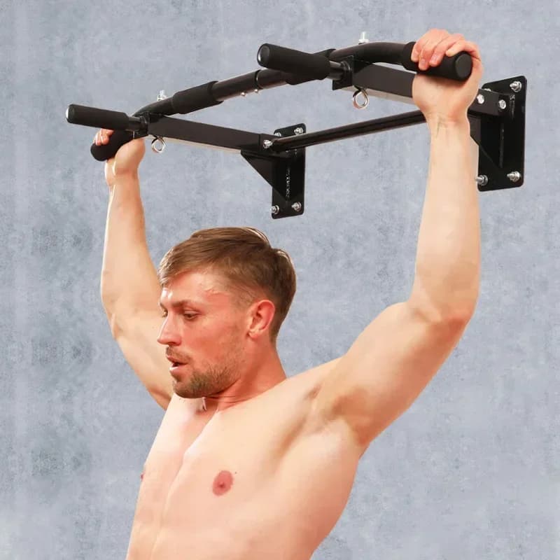 Update new indoor fitness equipment Wall chin bar Single parallel bars Sand sack rack 65 Horizontal wall bar Pull steel plate