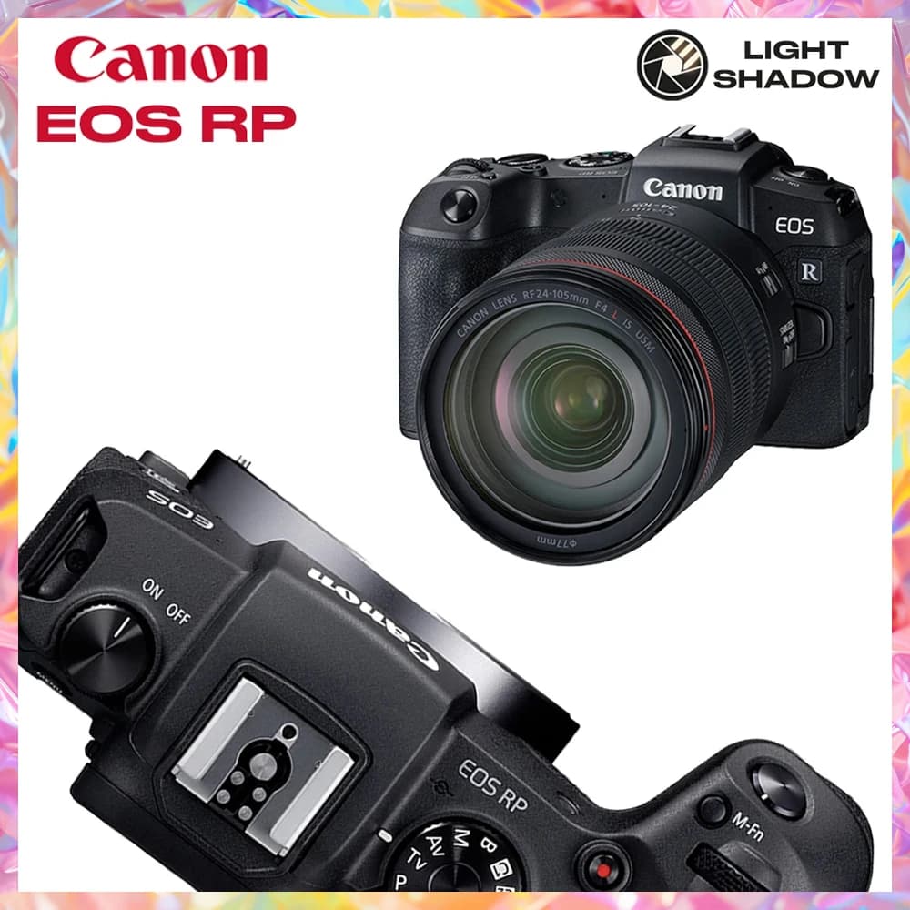 Canon EOS RP Full-Frame Mirrorless Camera – 26.2MP, Compact & Lightweight, 4K Video, Dual Pixel AF,Wi-Fi, Bluetooth,