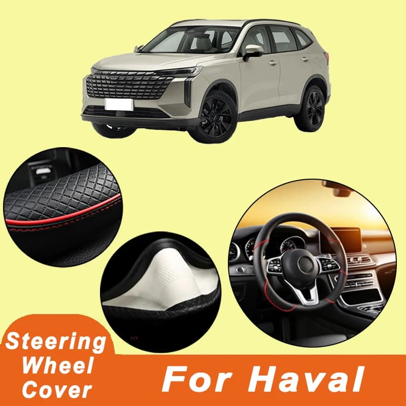 For the Haval series 38 cm car cover: non-slip, wear-resistant, for all seasons, universal | Cubre Volante Auto