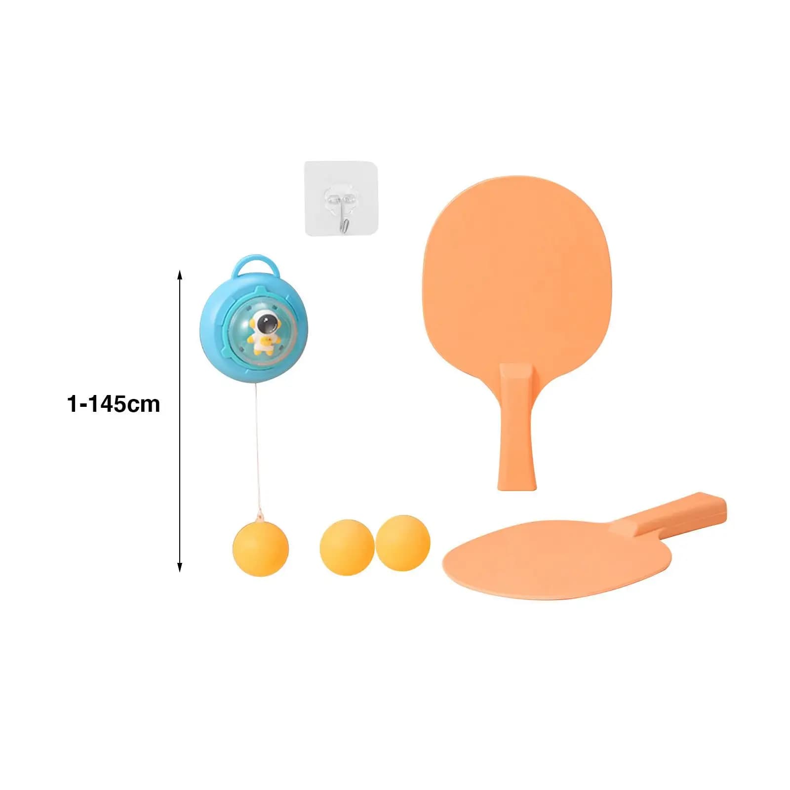 Set di palette e palline da ping pong per esercizi da ping pong sospesi