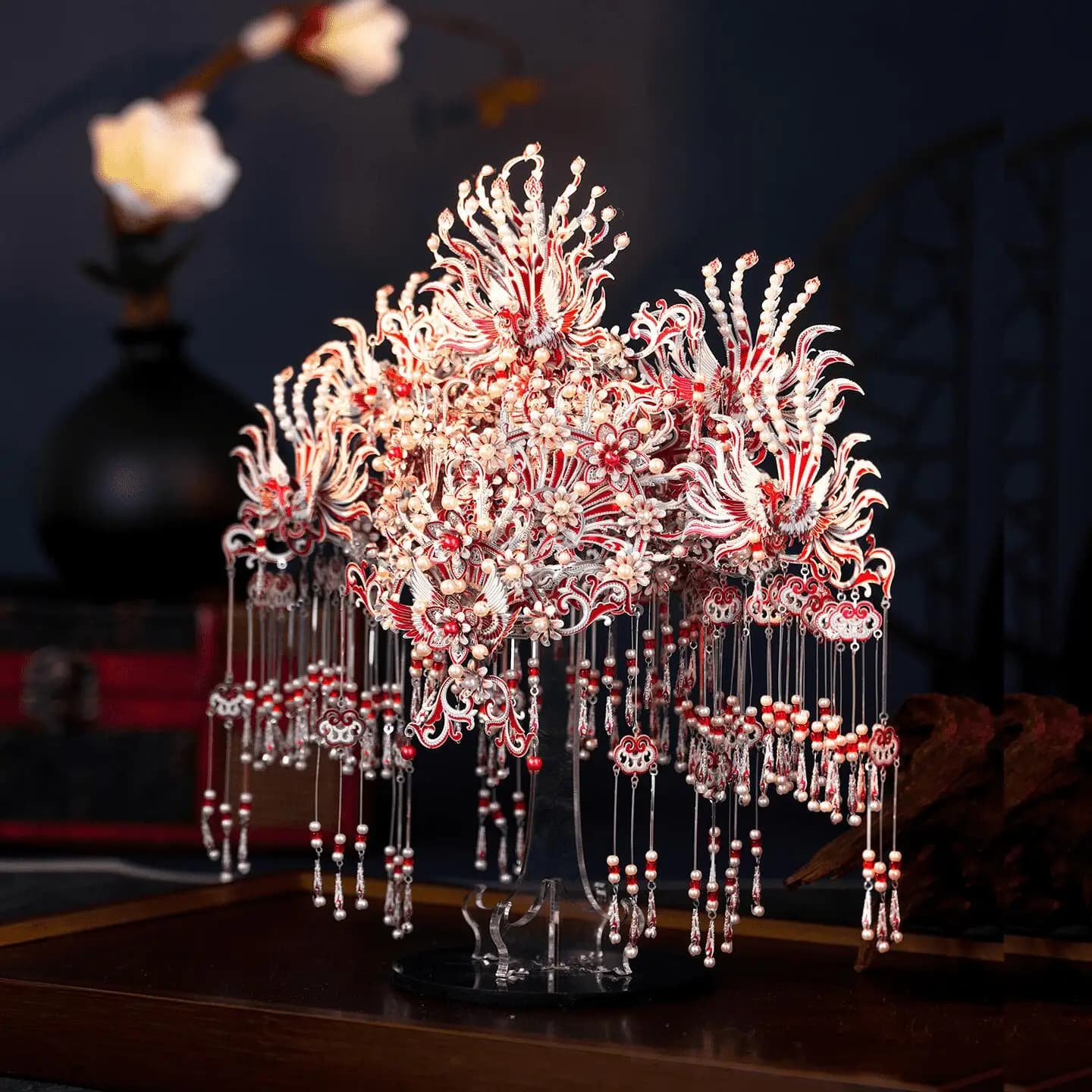 DIY 3D Metal Puzzle Phoenix Coronet Model Building Kits Jigsaw Puzzles for Friends Boys Birthday Gifts