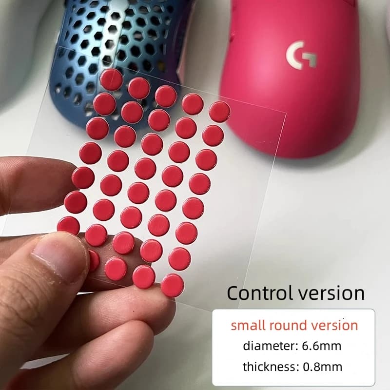 Ultraglide Small Round Dot Custom PTFE Mouse Skates DIY Mice Glide Feet ICE Control Speed Wear Resistant Esports Universal