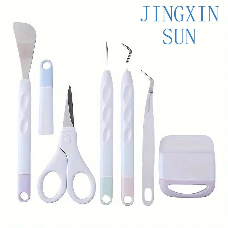 2-In-1 A5 size desktop mini cutter with self-developed Dtf film cutting software with 6-piece craft vinyl weeding tool