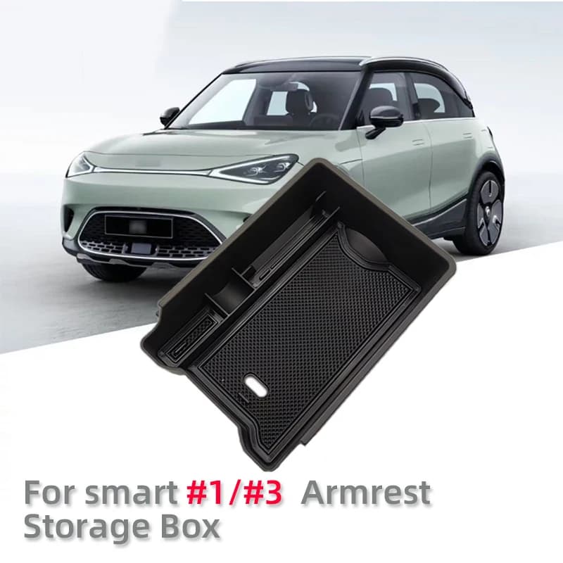 Contenitore per bracciolo per console centrale per auto, scatola di immagazzinaggio speciale, vassoio per organizer, contenitore per bracciolo per Smart Elf # 1 # 3 Accessori interni