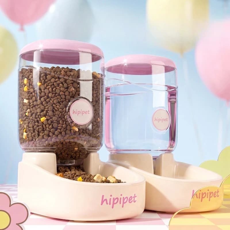 New pet automatic drinking water feeder large capacity dog drinking bowl automatic feeder pet supplies pet food bowl dog feeder