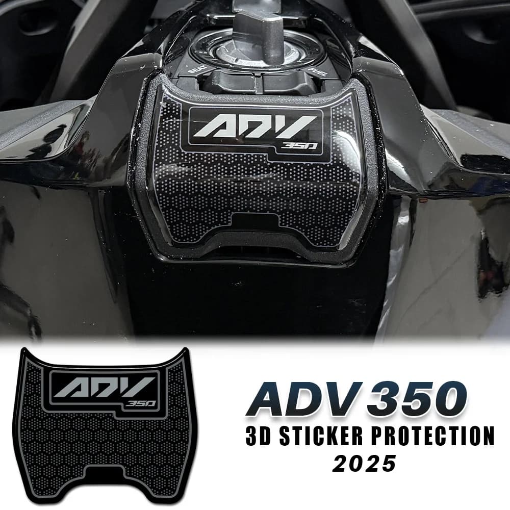 For ADV 350 Accessories 2025 ADV350 Stickers Ignition Area Protection Waterproof Scratch 3D Resin Stickers