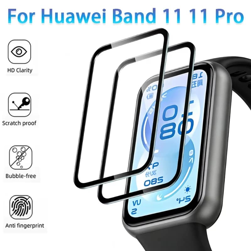Screen Protector for Huawei Band 11/11 Pro Anti-scratch Full Coverage Protective Film Screen Protector Accessories (Not Glass)