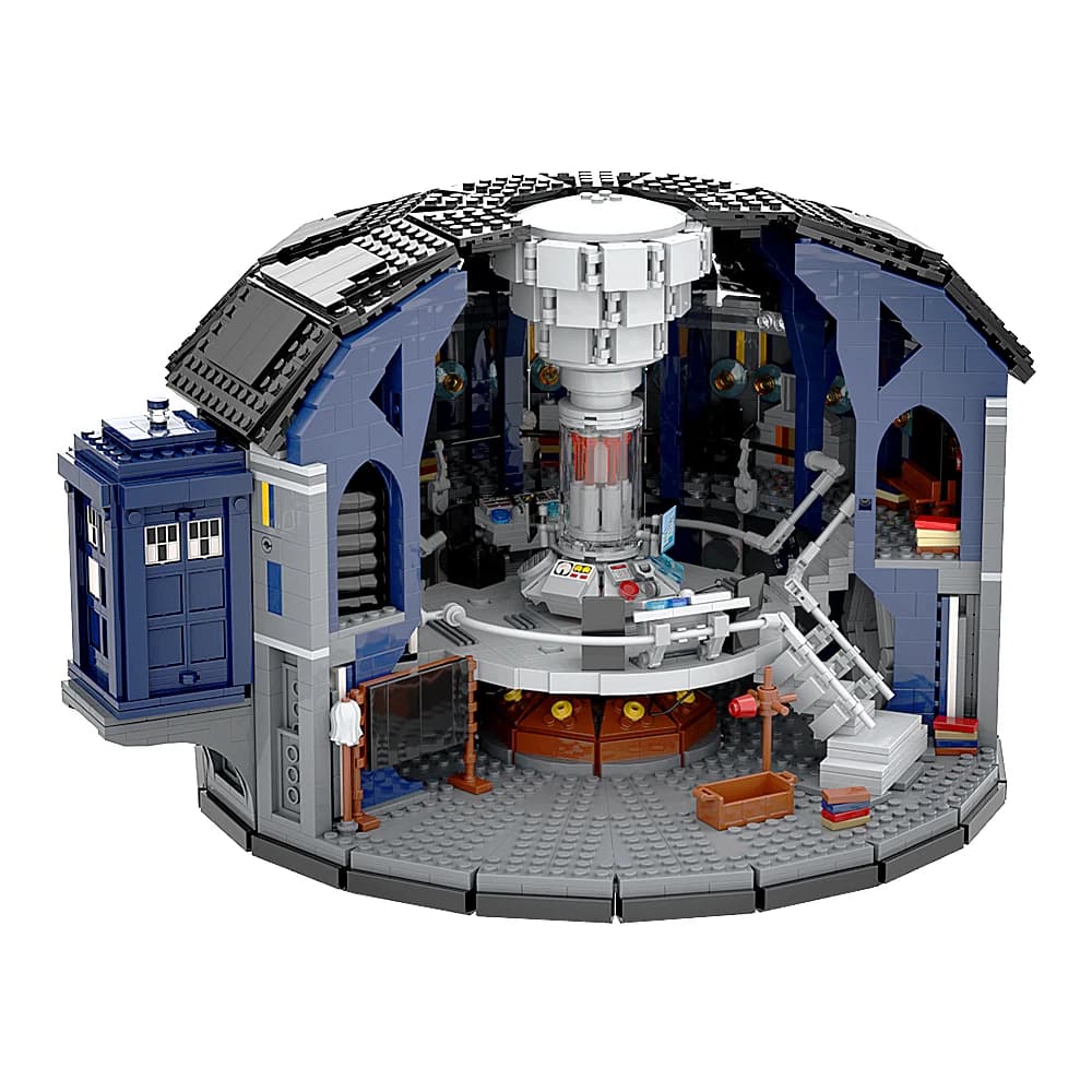 MOC Whos - 12th Dottori Tardis Building Blocks Film Medici TARDIS Sala di controllo Modello Giocattoli Mattoni Regalo per adulti
