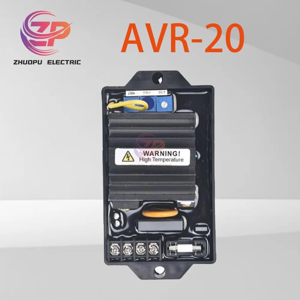 Regolatore automatico di tensione per generatore AVR-20, modulo di controllo stabilizzatore di eccitazione senza spazzole, parti per gruppo elettrogeno diesel