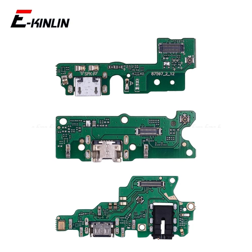 Caricatore Del Bacino Del USB Dock di Ricarica di Bordo della Porta Con Il Mic Microfono Cavo Della Flessione Per HuaWei Honor Gioco 8A 7A 7C 7X 7S 6A 6X 5C Pro