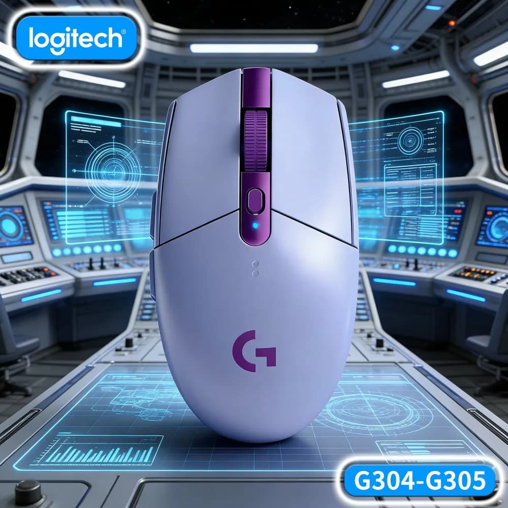 Logitech G305 LIGHTSPEED Wireless Gaming Mouse 12000 DPI 6 Programmable Buttons For PC Windows Gamer